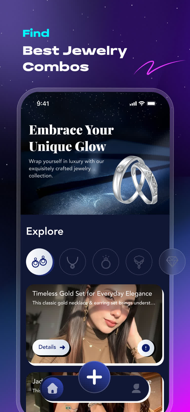 Glint app mockup